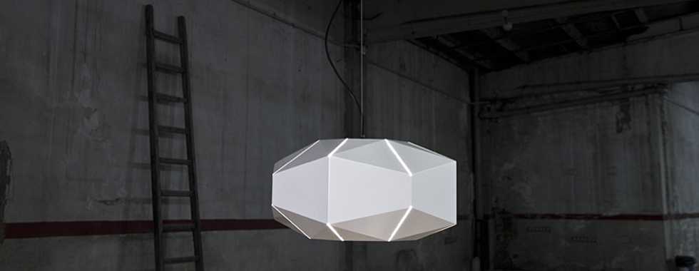 Zebra Bold ceiling lamp by Moloform